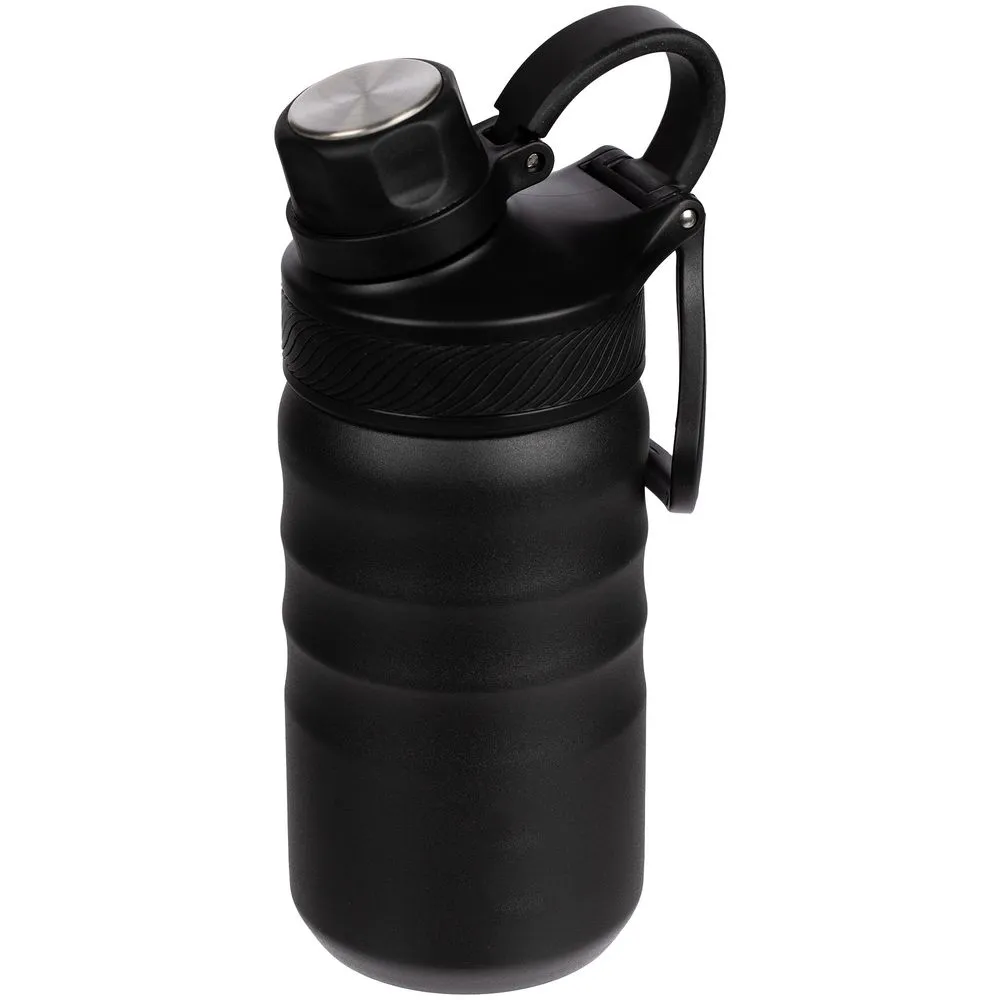 Термобутылка Fujisan 2.0 без логотипа, черная заказать онлайн с вашим дизайном на заказ в Москве и области