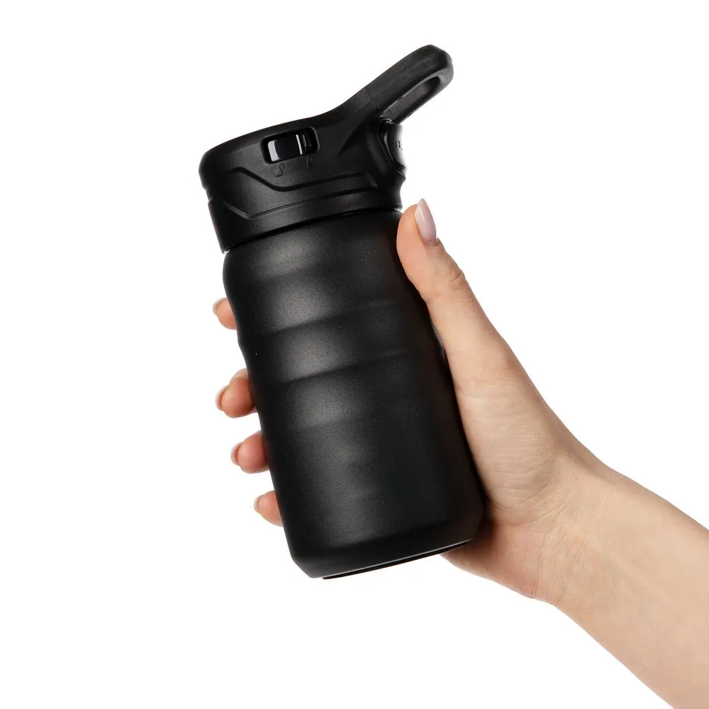 Термобутылка Fujisan 2.0 без логотипа, черная заказать онлайн с вашим дизайном на заказ в Москве и области