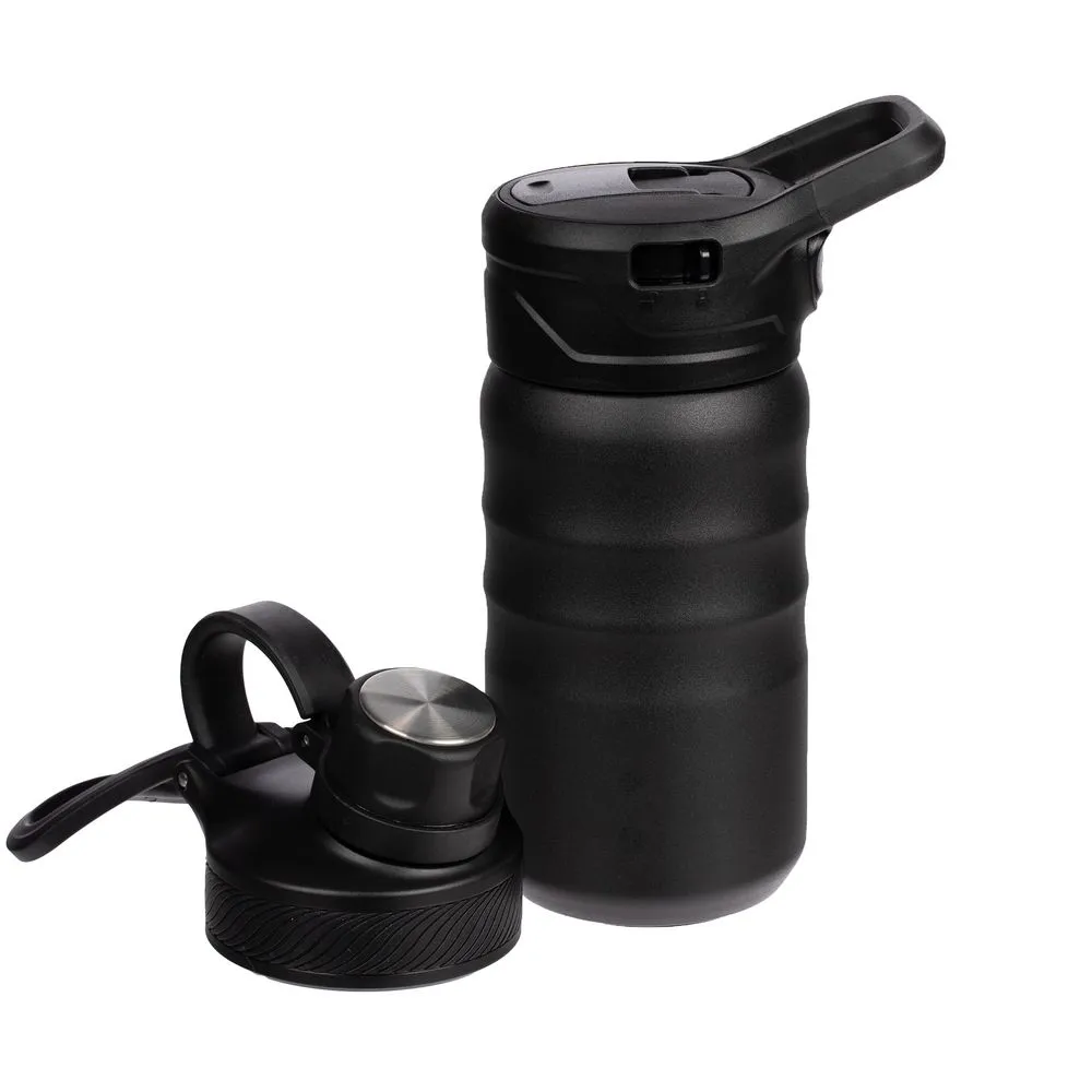 Термобутылка Fujisan 2.0 без логотипа, черная заказать онлайн с вашим дизайном на заказ в Москве и области