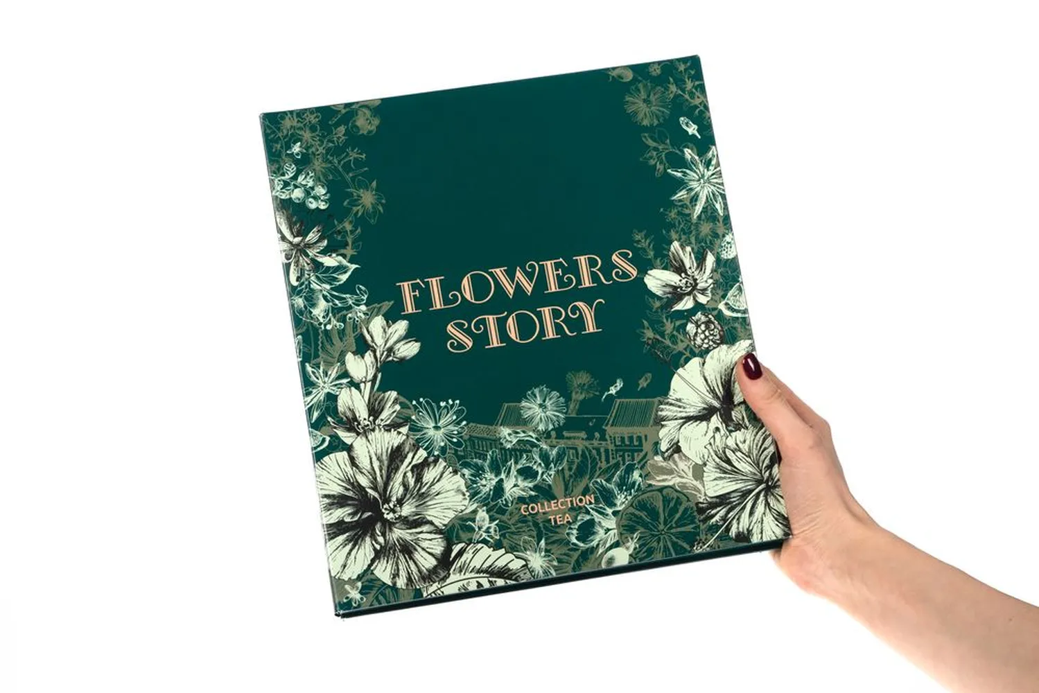 Набор чая Flowers Story заказать онлайн с вашим дизайном на заказ в Москве и области