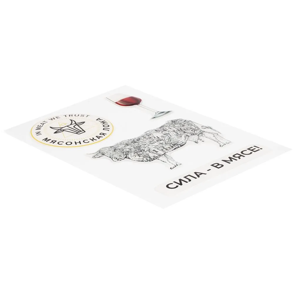 Объемные наклейки под смолой Sticker Pack на заказ заказать онлайн с вашим дизайном на заказ в Москве и области