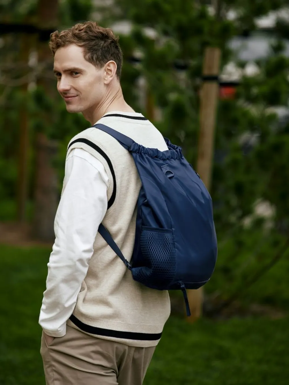 Спортивный рюкзак Verkko, темно-синий заказать онлайн с вашим дизайном на заказ в Москве и области