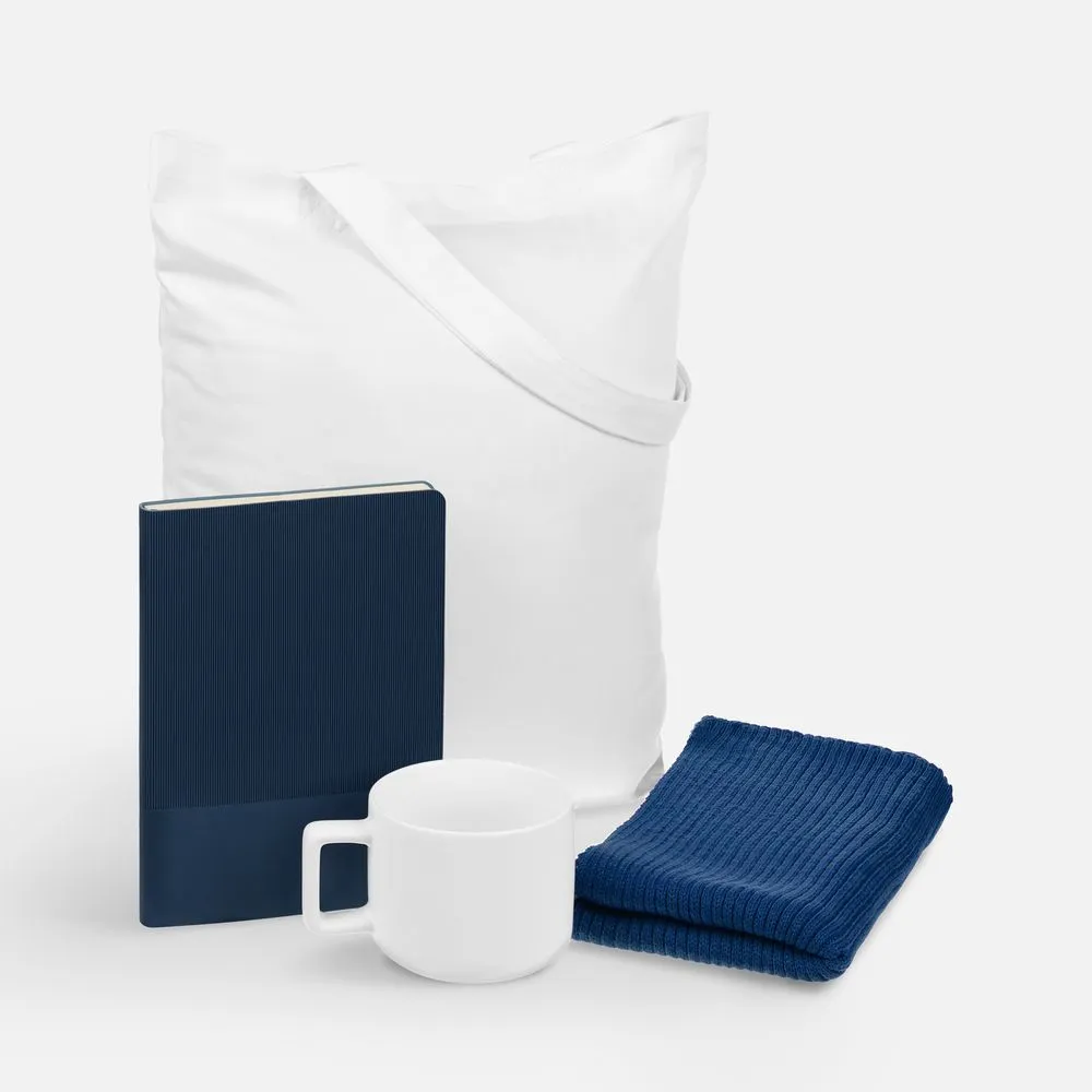 Набор Warm Vale, синий заказать онлайн с вашим дизайном на заказ в Москве и области