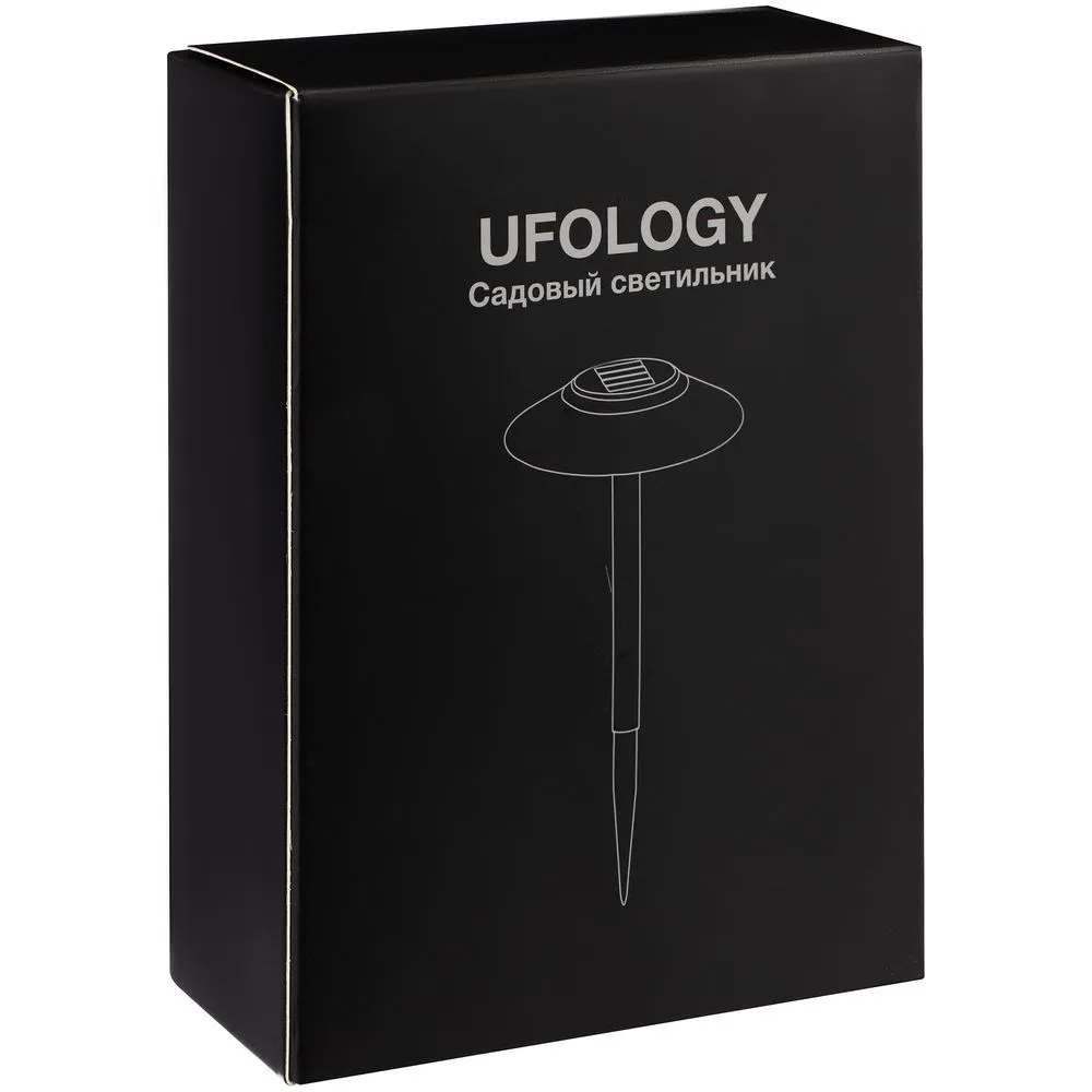 Светильник на солнечной батарее Ufology, темно-серый (графит) заказать онлайн с вашим дизайном на заказ в Москве и области