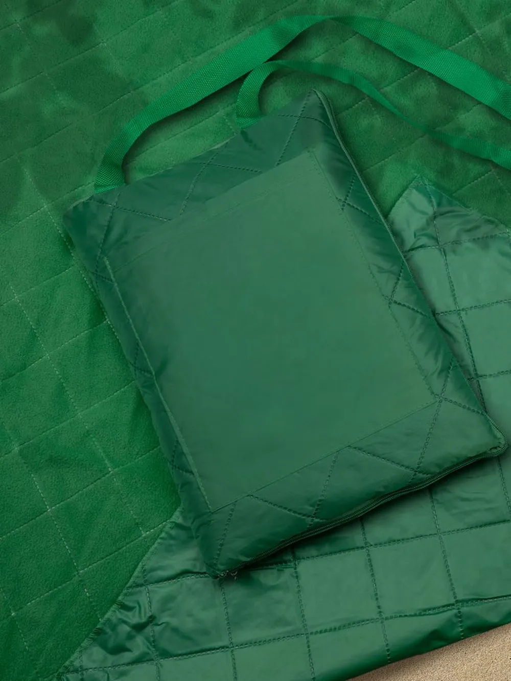 Плед для пикника Soft & Dry 2, зеленый заказать онлайн с вашим дизайном на заказ в Москве и области