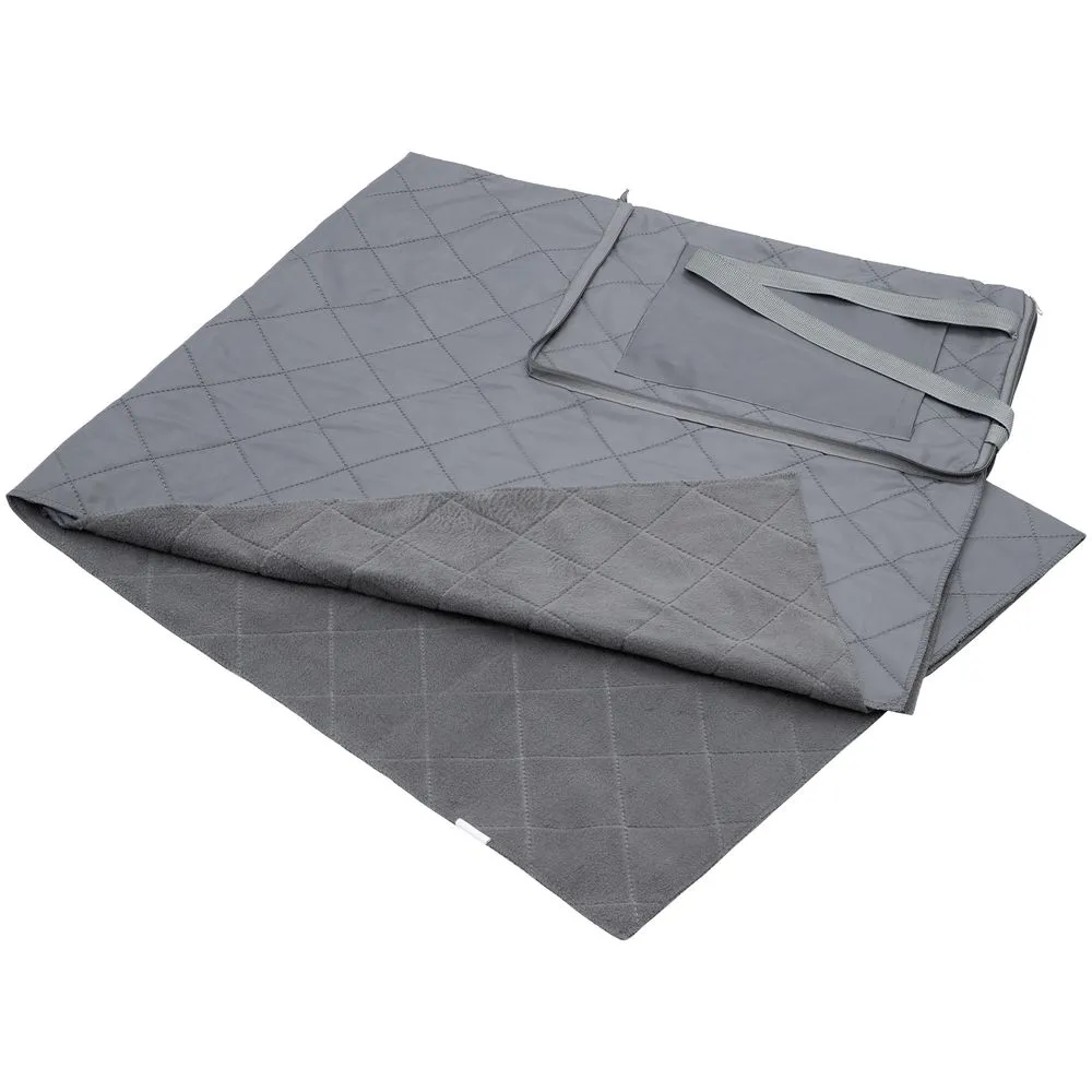 Плед для пикника Soft & Dry 2, серый заказать онлайн с вашим дизайном на заказ в Москве и области