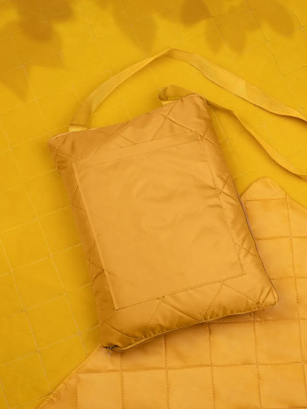 Плед для пикника Soft & Dry 2, желтый заказать онлайн с вашим дизайном на заказ в Москве и области