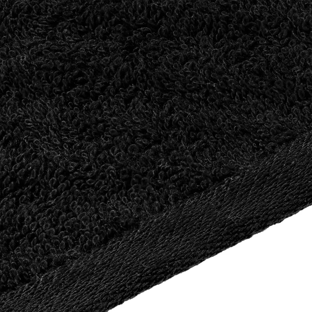 Полотенце Soft Me Light XL, черное заказать онлайн с вашим дизайном на заказ в Москве и области