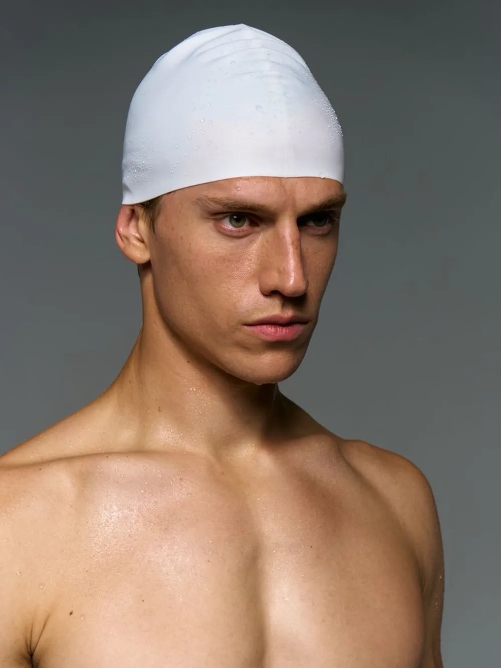 Шапочка для плавания Aquasana, белая заказать онлайн с вашим дизайном на заказ в Москве и области