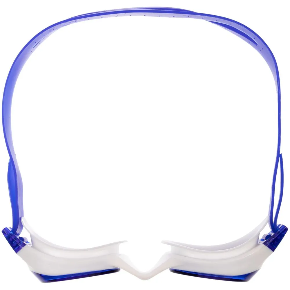 Очки для плавания Swimatic, синие с белым заказать онлайн с вашим дизайном на заказ в Москве и области