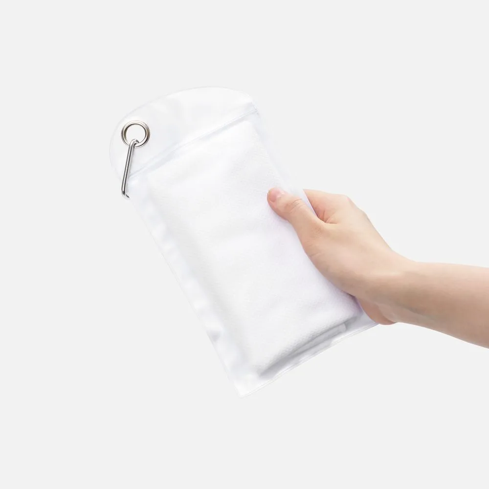 Охлаждающее полотенце Baffin, белое заказать онлайн с вашим дизайном на заказ в Москве и области