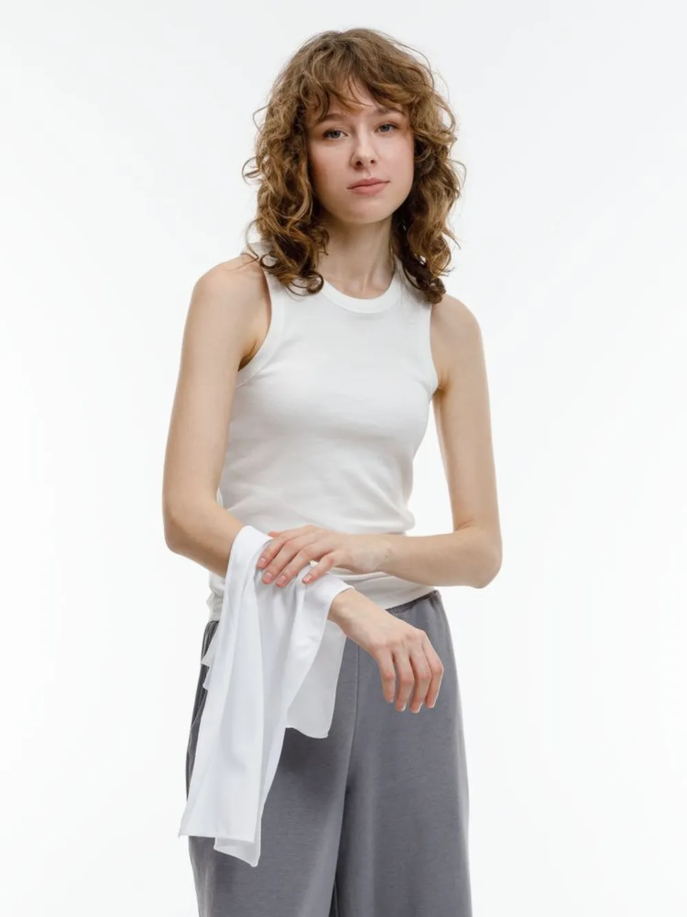 Охлаждающее полотенце Baffin, белое заказать онлайн с вашим дизайном на заказ в Москве и области