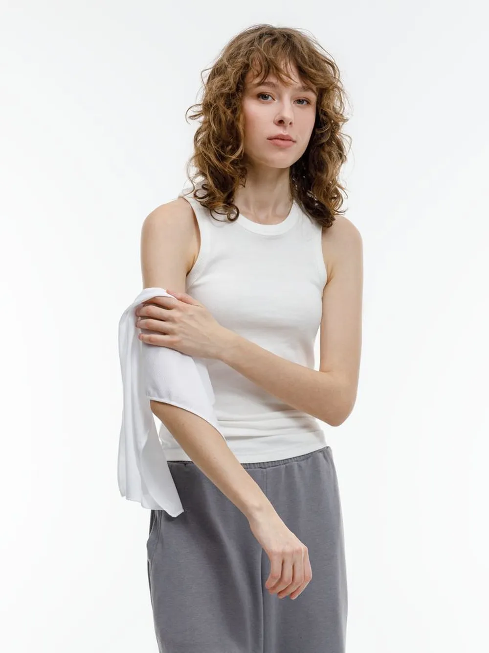 Охлаждающее полотенце Baffin, белое заказать онлайн с вашим дизайном на заказ в Москве и области