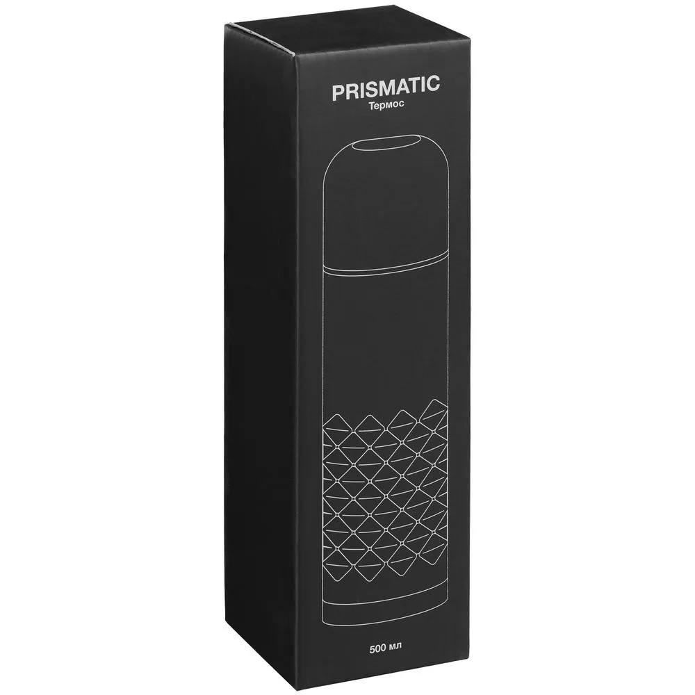 Термос Prismatic, белый заказать онлайн с вашим дизайном на заказ в Москве и области