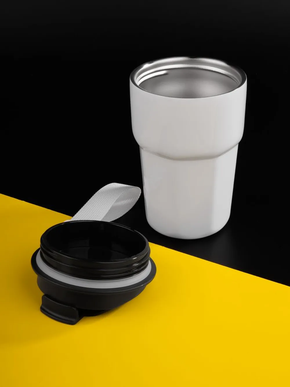 Термостакан Freshbrew, белый заказать онлайн с вашим дизайном на заказ в Москве и области