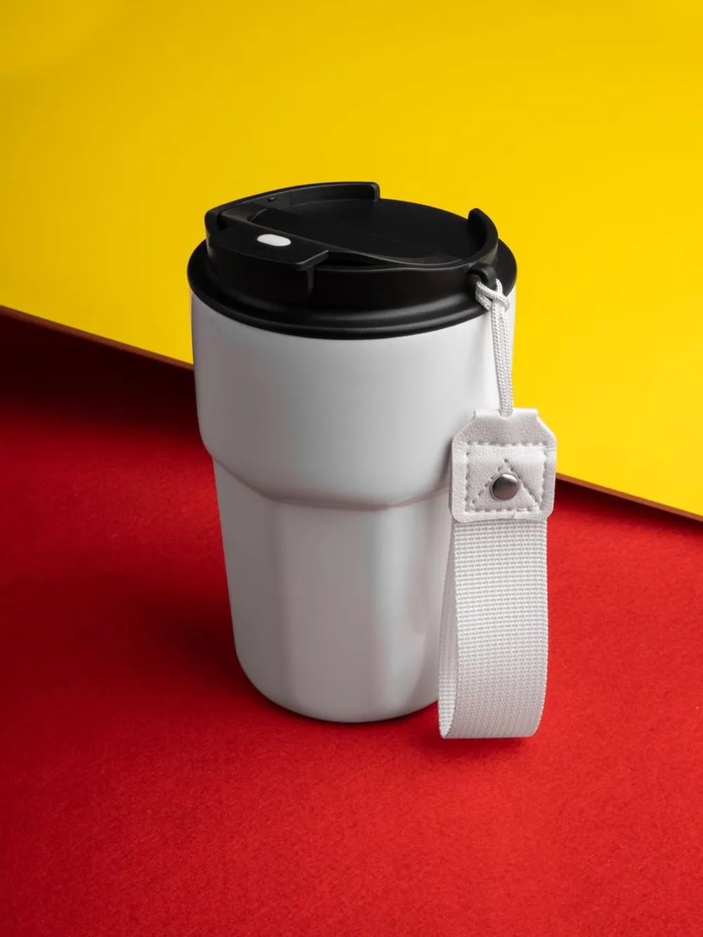 Термостакан Freshbrew, белый заказать онлайн с вашим дизайном на заказ в Москве и области