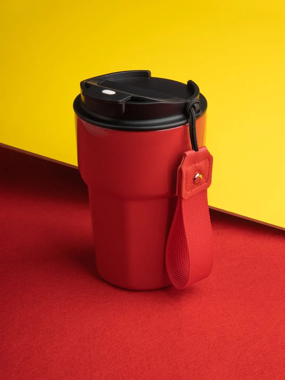 Термостакан Freshbrew, красный заказать онлайн с вашим дизайном на заказ в Москве и области