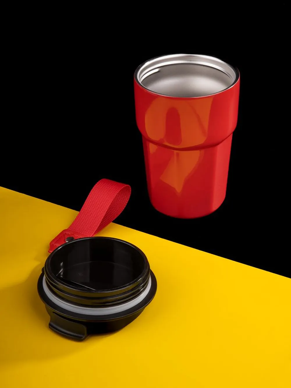 Термостакан Freshbrew, красный заказать онлайн с вашим дизайном на заказ в Москве и области