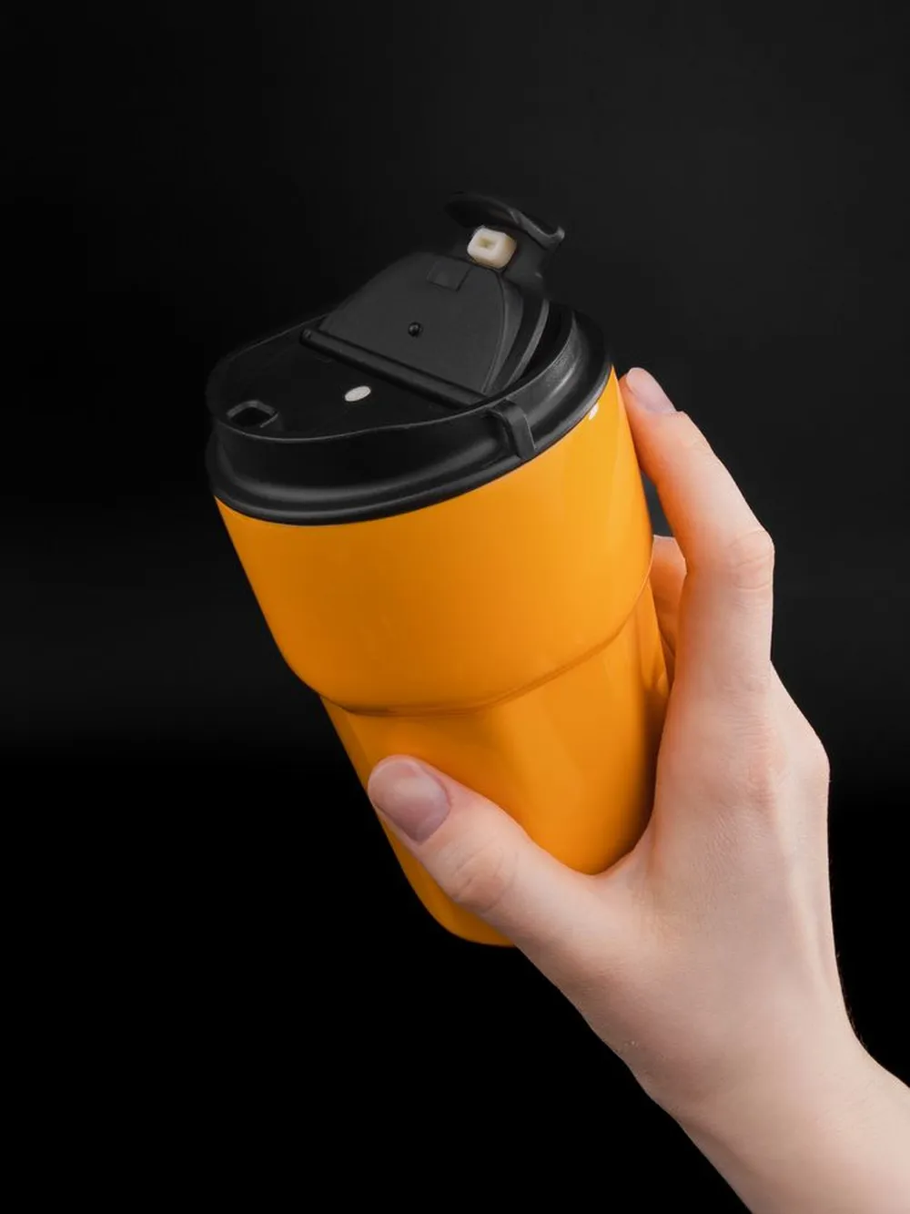 Термостакан Freshbrew, оранжевый заказать онлайн с вашим дизайном на заказ в Москве и области