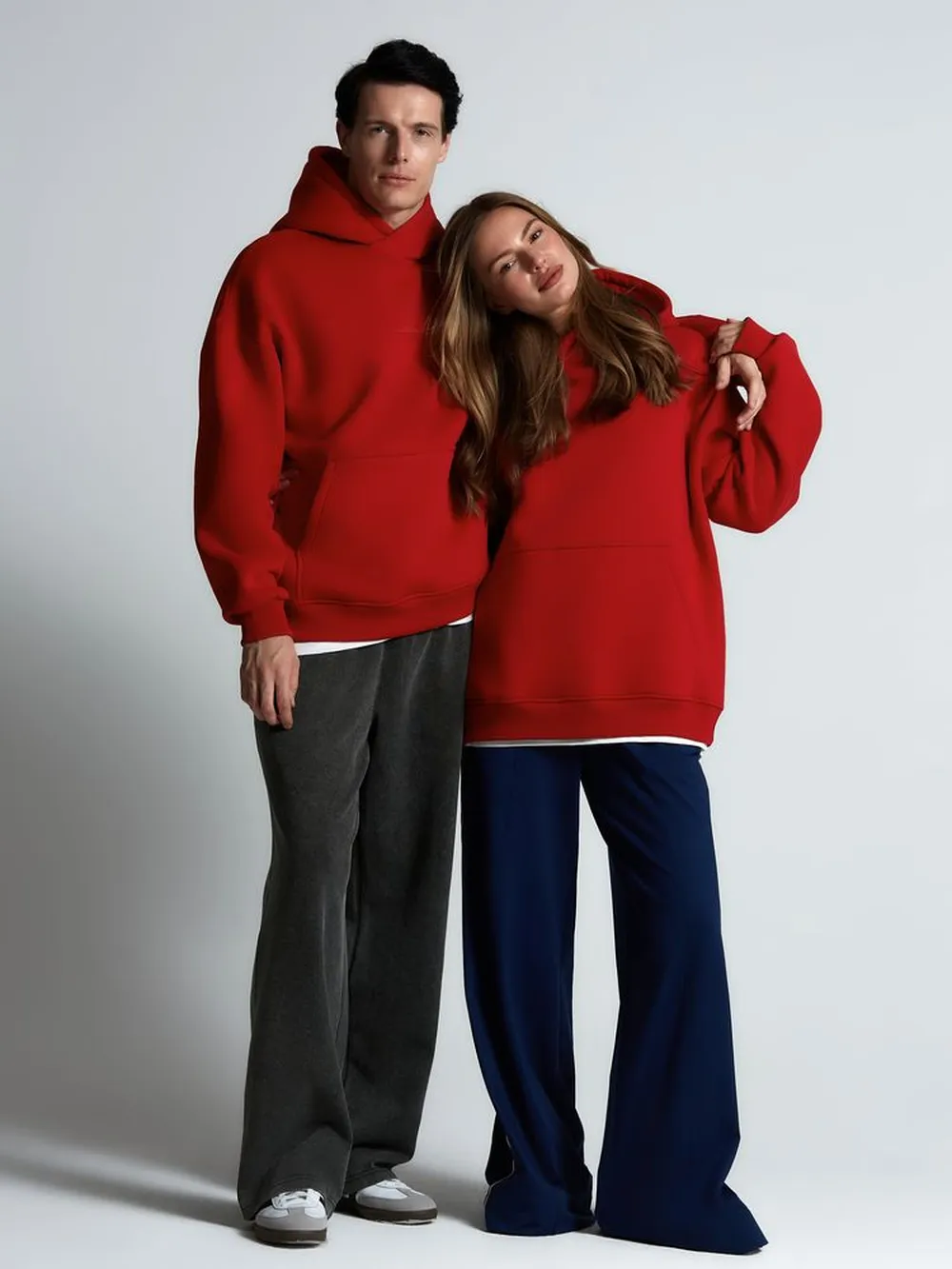 Худи Kulonga Oversize, красное, размер ХS/S заказать онлайн с вашим дизайном на заказ в Москве и области