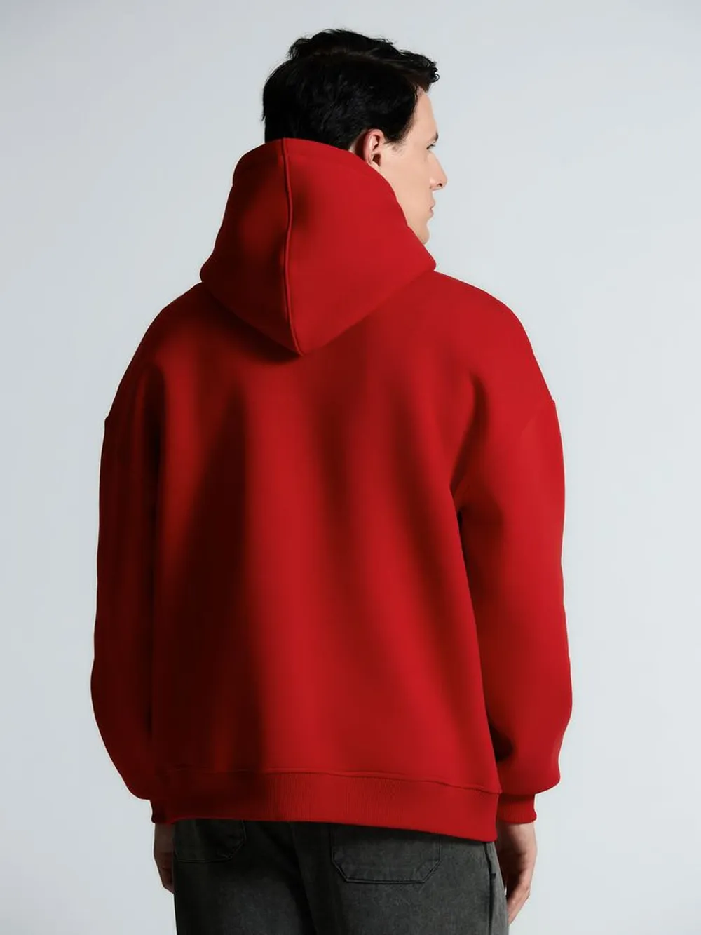 Худи Kulonga Oversize, красное, размер ХS/S заказать онлайн с вашим дизайном на заказ в Москве и области