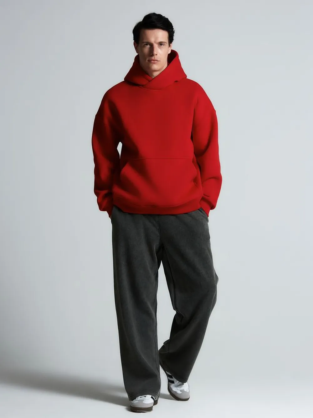 Худи Kulonga Oversize, красное, размер ХS/S заказать онлайн с вашим дизайном на заказ в Москве и области