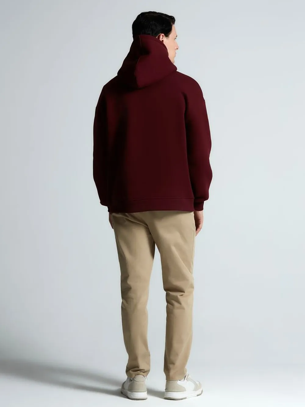 Худи Kulonga Oversize, бордовое, размер M/L заказать онлайн с вашим дизайном на заказ в Москве и области