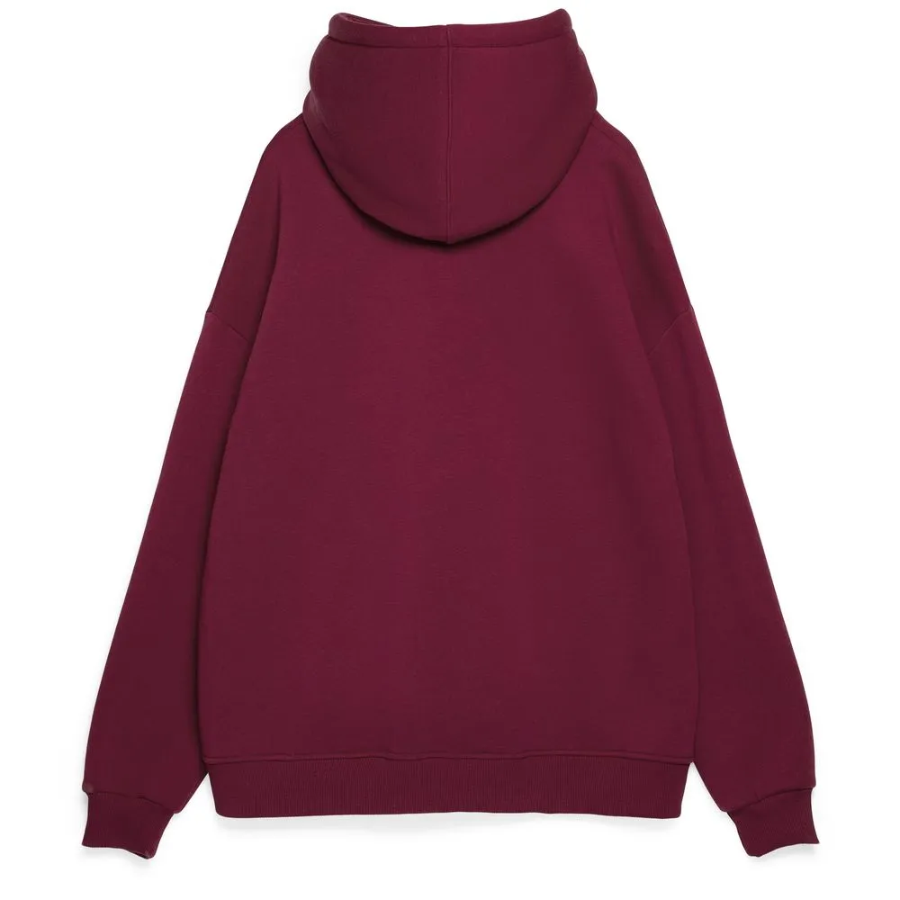 Худи Kulonga Oversize, бордовое, размер 3XL/4XL заказать онлайн с вашим дизайном на заказ в Москве и области