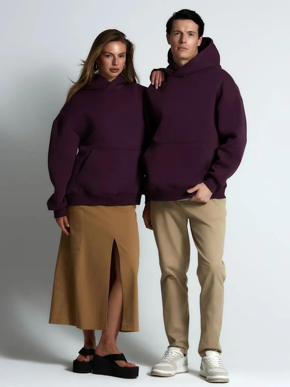 Худи Kulonga Oversize, фиолетовое, размер M/L заказать онлайн с вашим дизайном на заказ в Москве и области