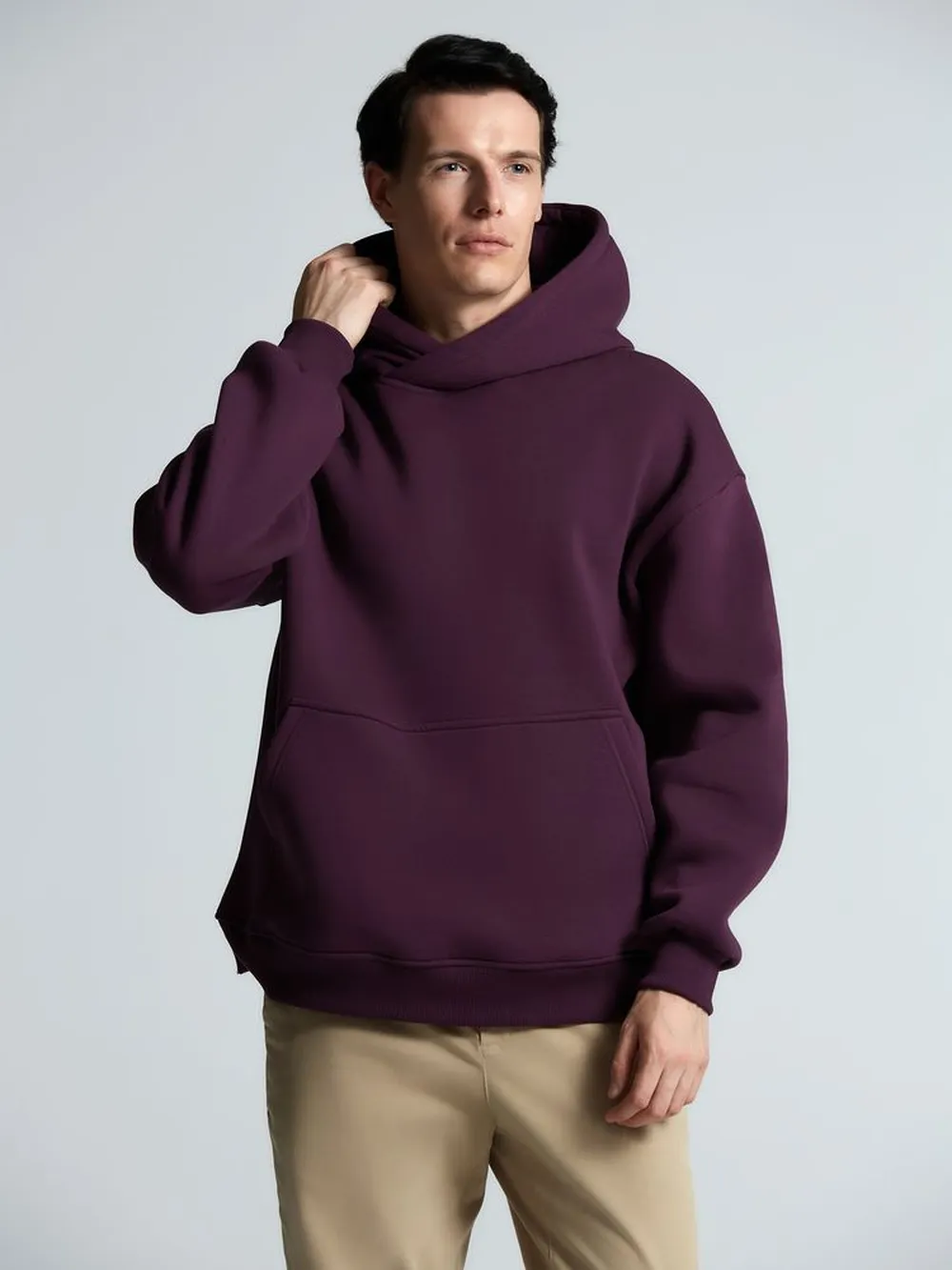 Худи Kulonga Oversize, фиолетовое, размер M/L заказать онлайн с вашим дизайном на заказ в Москве и области