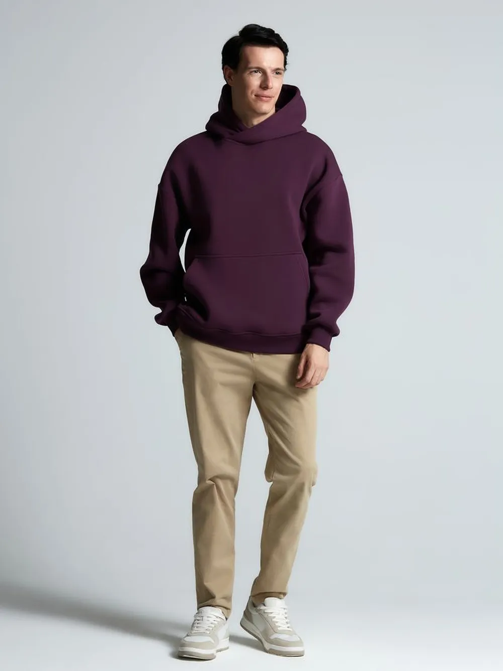 Худи Kulonga Oversize, фиолетовое, размер M/L заказать онлайн с вашим дизайном на заказ в Москве и области