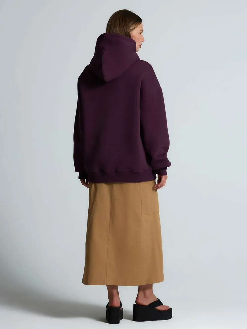 Худи Kulonga Oversize, фиолетовое, размер M/L заказать онлайн с вашим дизайном на заказ в Москве и области