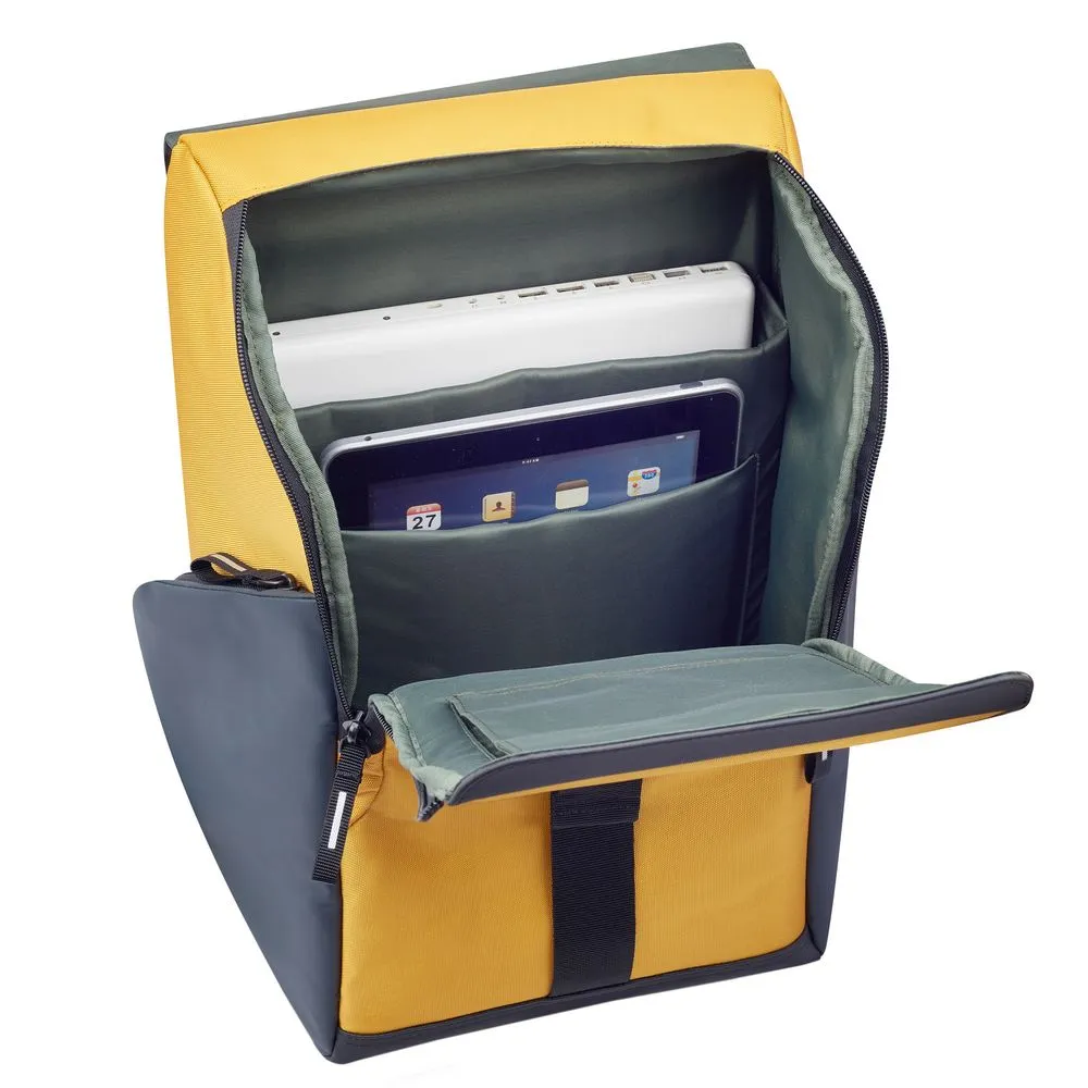 Рюкзак для ноутбука Securflap, желтый заказать онлайн с вашим дизайном на заказ в Москве и области
