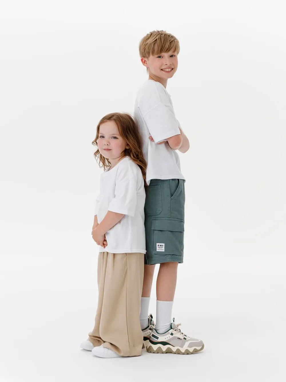 Футболка детская оверсайз Teezer, белая, 14 лет заказать онлайн с вашим дизайном на заказ в Москве и области