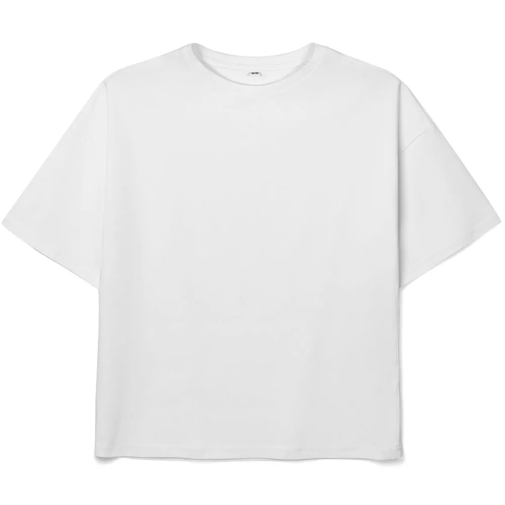 Футболка детская оверсайз Teezer, белая, 14 лет заказать онлайн с вашим дизайном на заказ в Москве и области