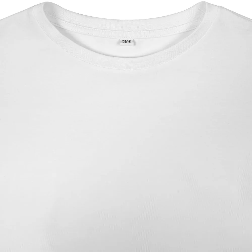 Футболка детская оверсайз Teezer, белая, 14 лет заказать онлайн с вашим дизайном на заказ в Москве и области