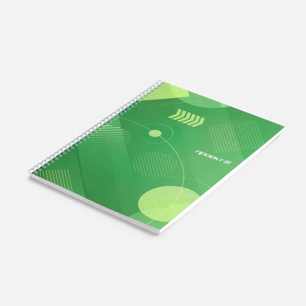 Блокнот на заказ Sketch Print M, без линовки заказать онлайн с вашим дизайном на заказ в Москве и области