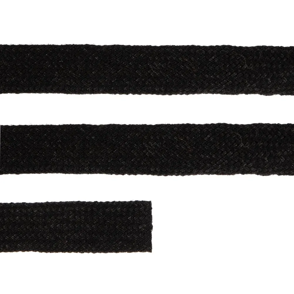 Плоский шнур Cord M, черный, 100 см заказать онлайн с вашим дизайном на заказ в Москве и области