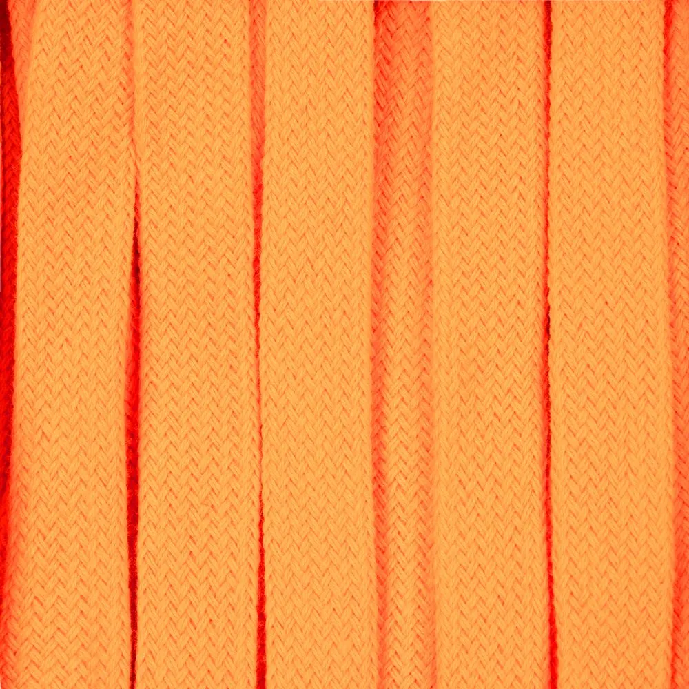 Плоский шнур Cord L, оранжевый неон, 130 см заказать онлайн с вашим дизайном на заказ в Москве и области