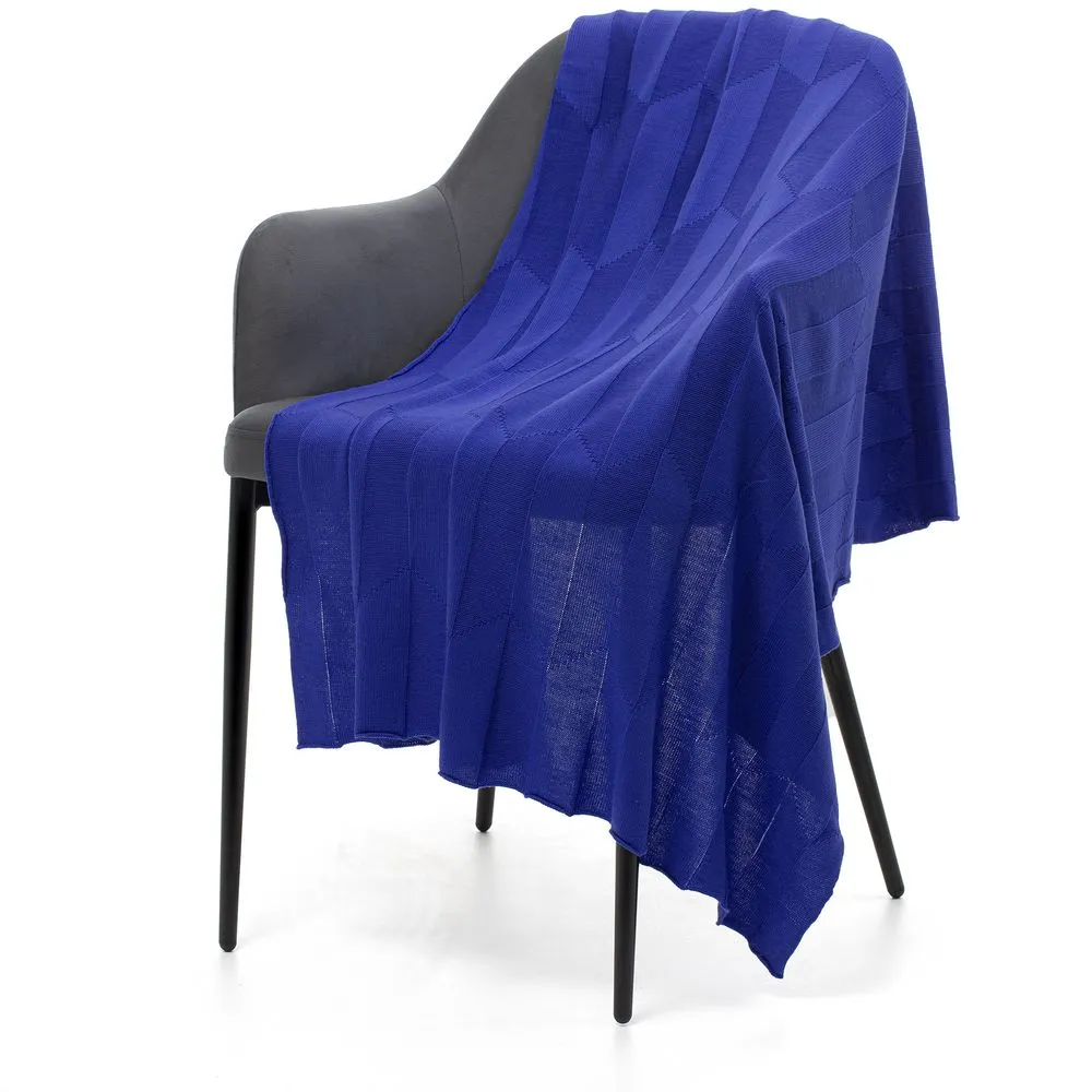 Плед Rombus, синий (василек) заказать онлайн с вашим дизайном на заказ в Москве и области