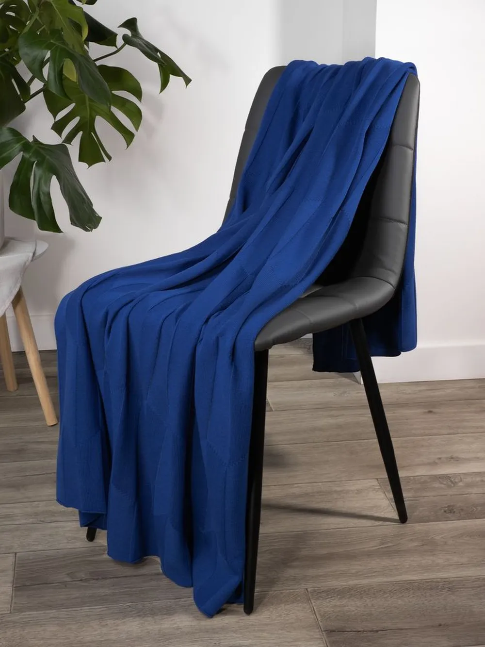 Плед Rombus, синий (василек) заказать онлайн с вашим дизайном на заказ в Москве и области