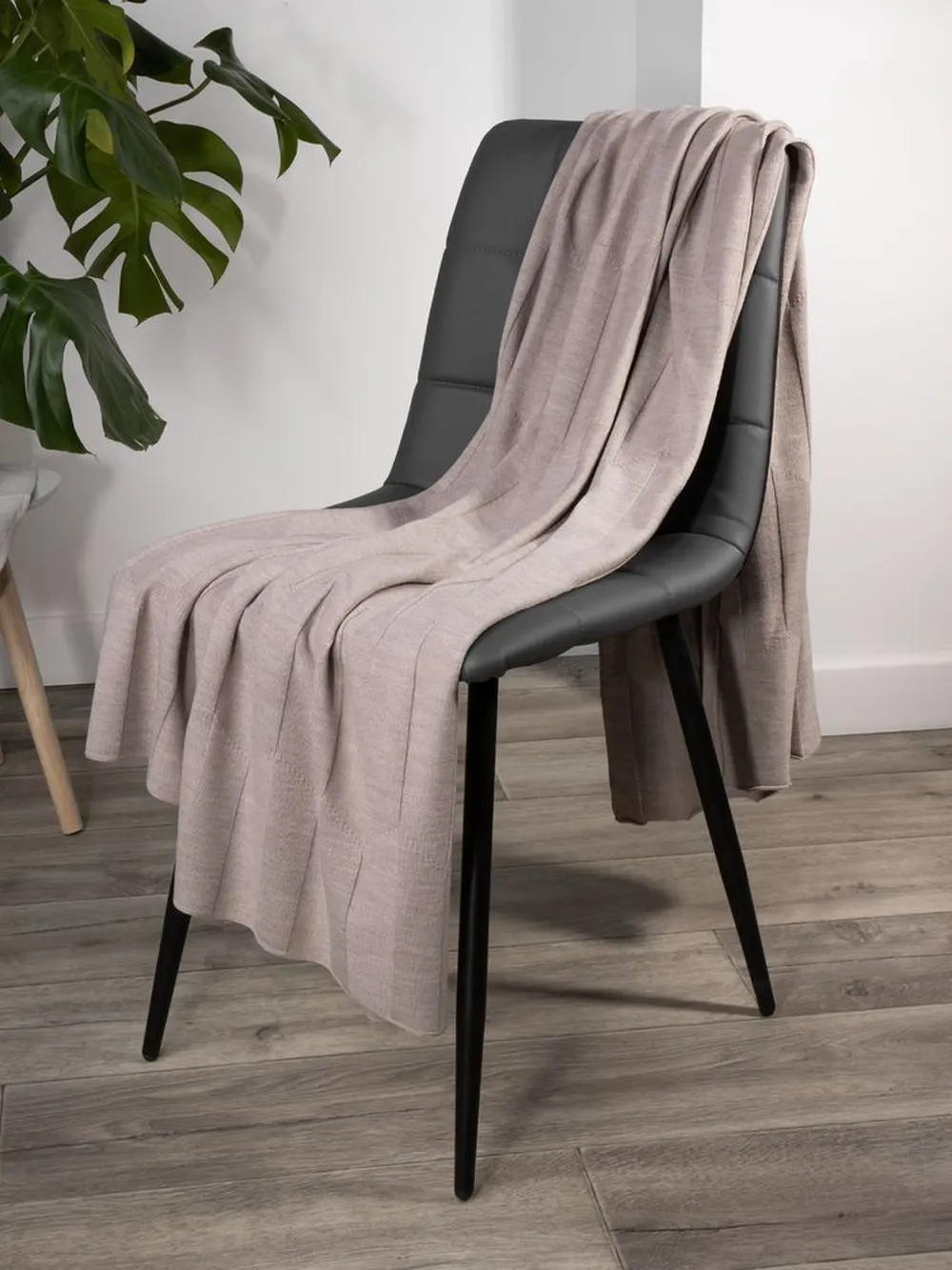 Плед Rombus, бежевый меланж заказать онлайн с вашим дизайном на заказ в Москве и области