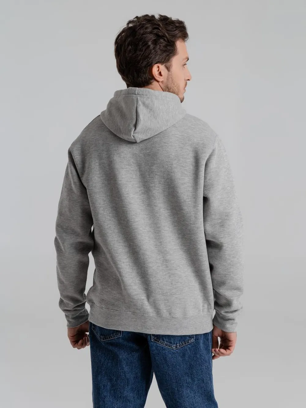 Толстовка с капюшоном Slam 320, серый меланж, размер XS заказать онлайн с вашим дизайном на заказ в Москве и области