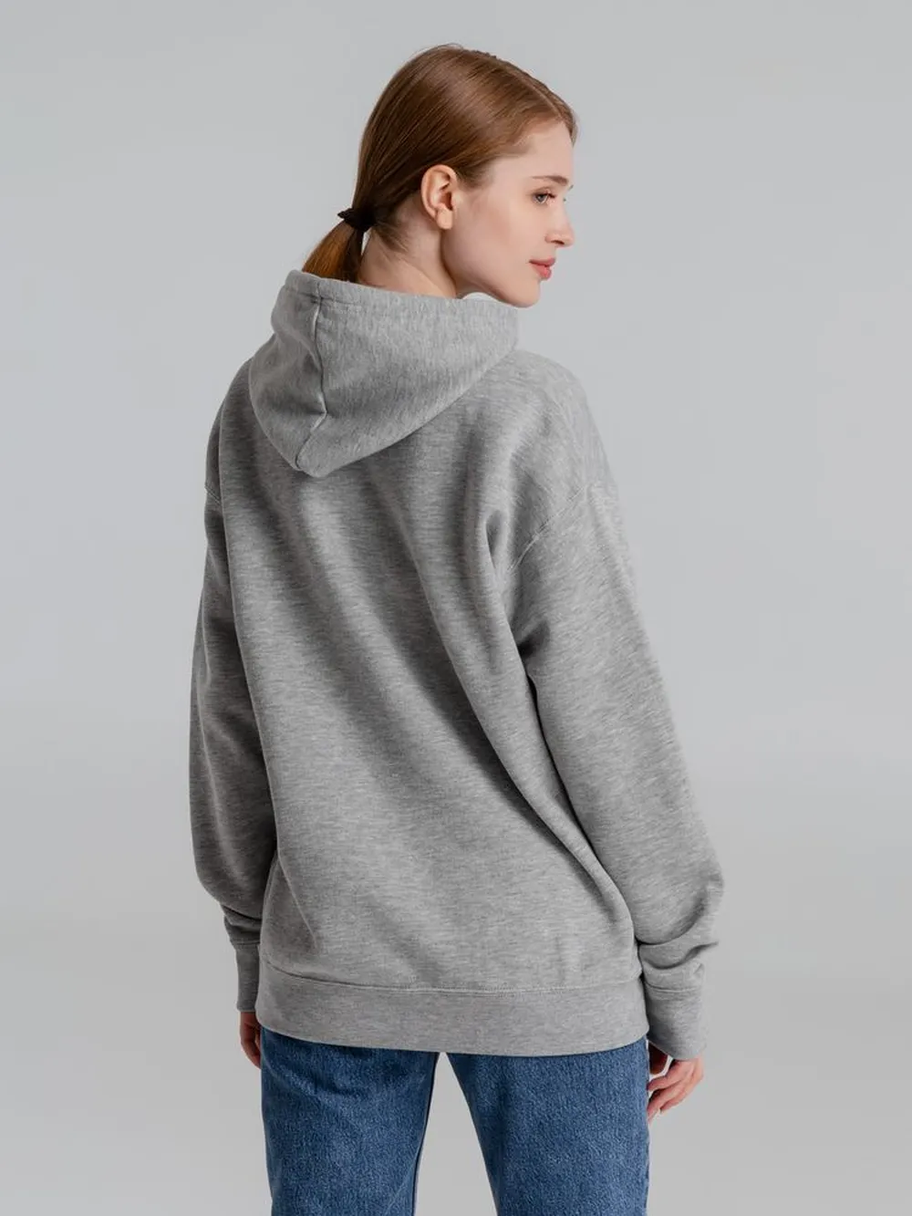 Толстовка с капюшоном Slam 320, серый меланж, размер XS заказать онлайн с вашим дизайном на заказ в Москве и области