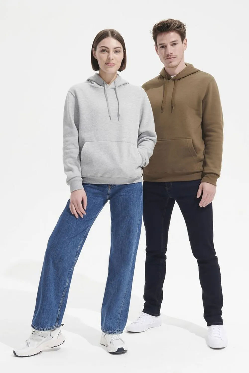 Толстовка с капюшоном Slam 320, серый меланж, размер XS заказать онлайн с вашим дизайном на заказ в Москве и области