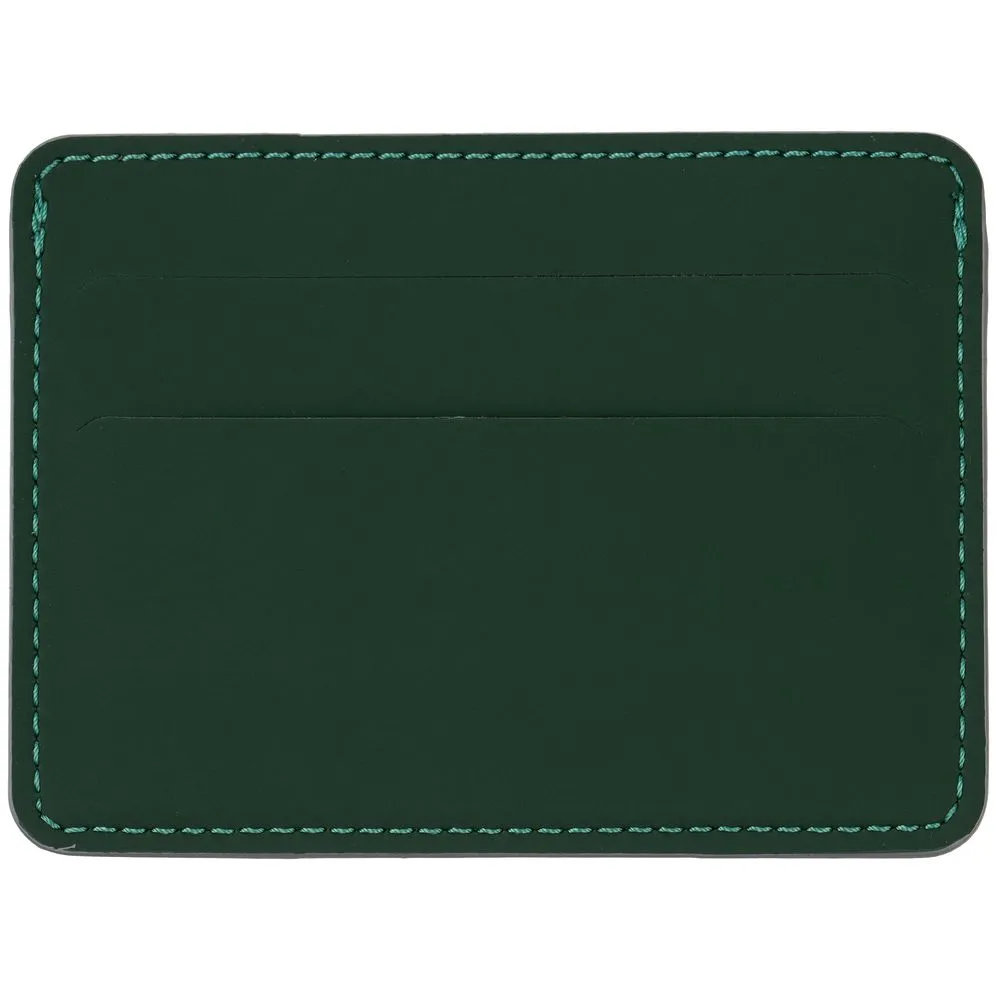 Чехол для карточек Shall Simple, зеленый заказать онлайн с вашим дизайном на заказ в Москве и области