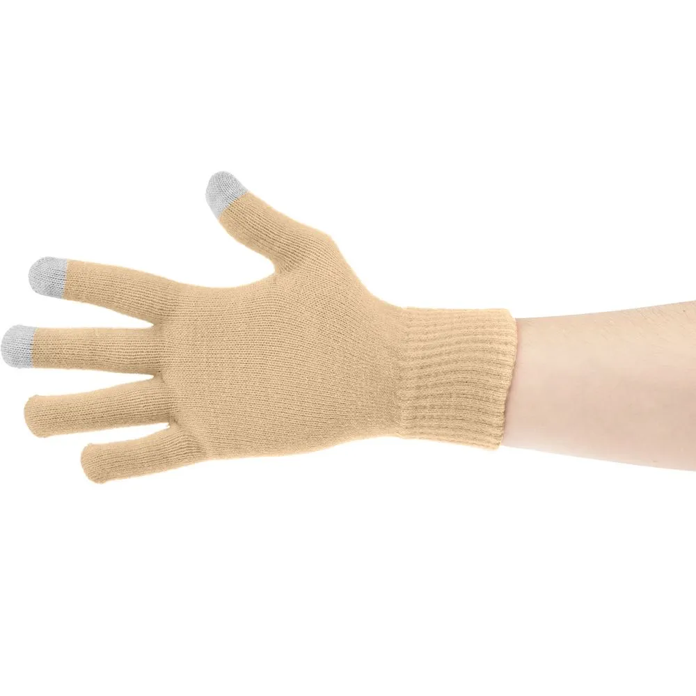 Перчатки сенсорные Urban Flow, бежевые заказать онлайн с вашим дизайном на заказ в Москве и области