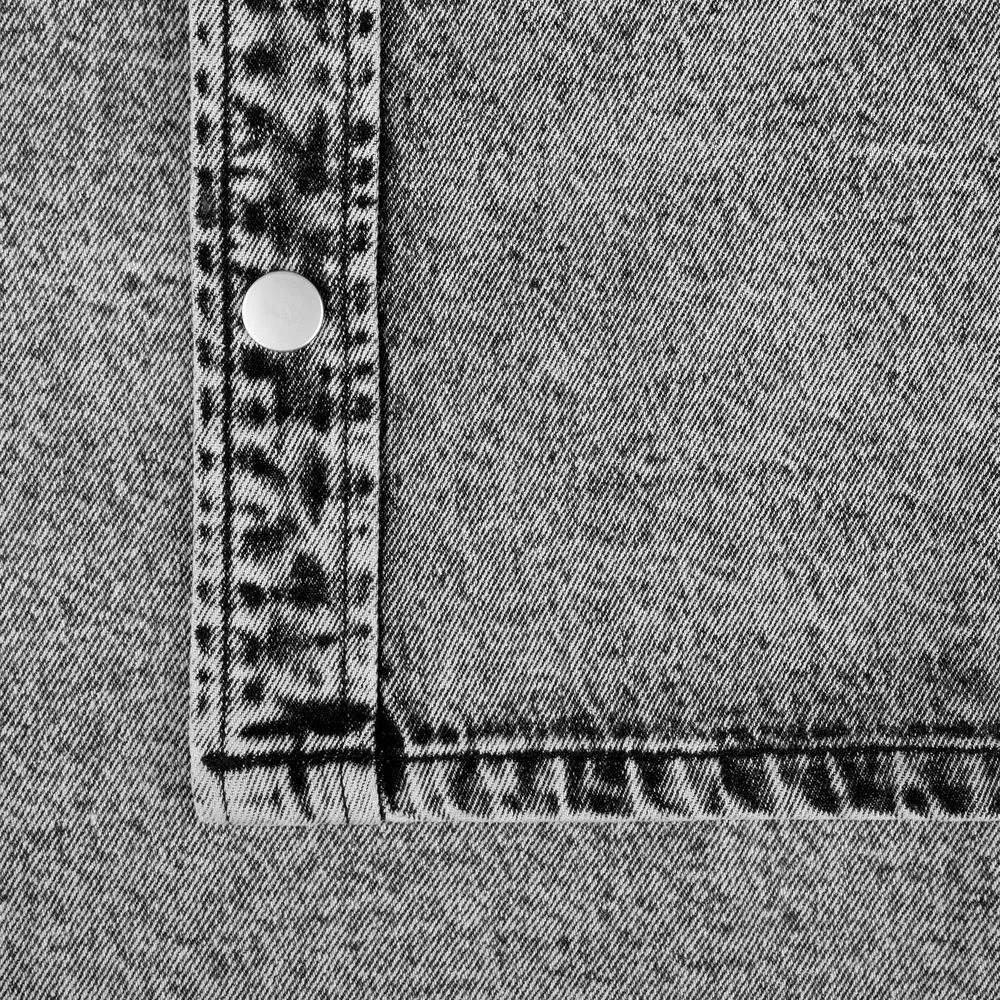 Куртка джинсовая O3, серая заказать онлайн с вашим дизайном на заказ в Москве и области