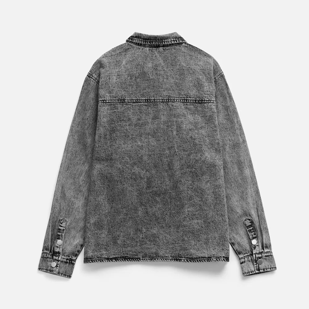 Куртка джинсовая O3, серая, размер 3XL/4XL заказать онлайн с вашим дизайном на заказ в Москве и области