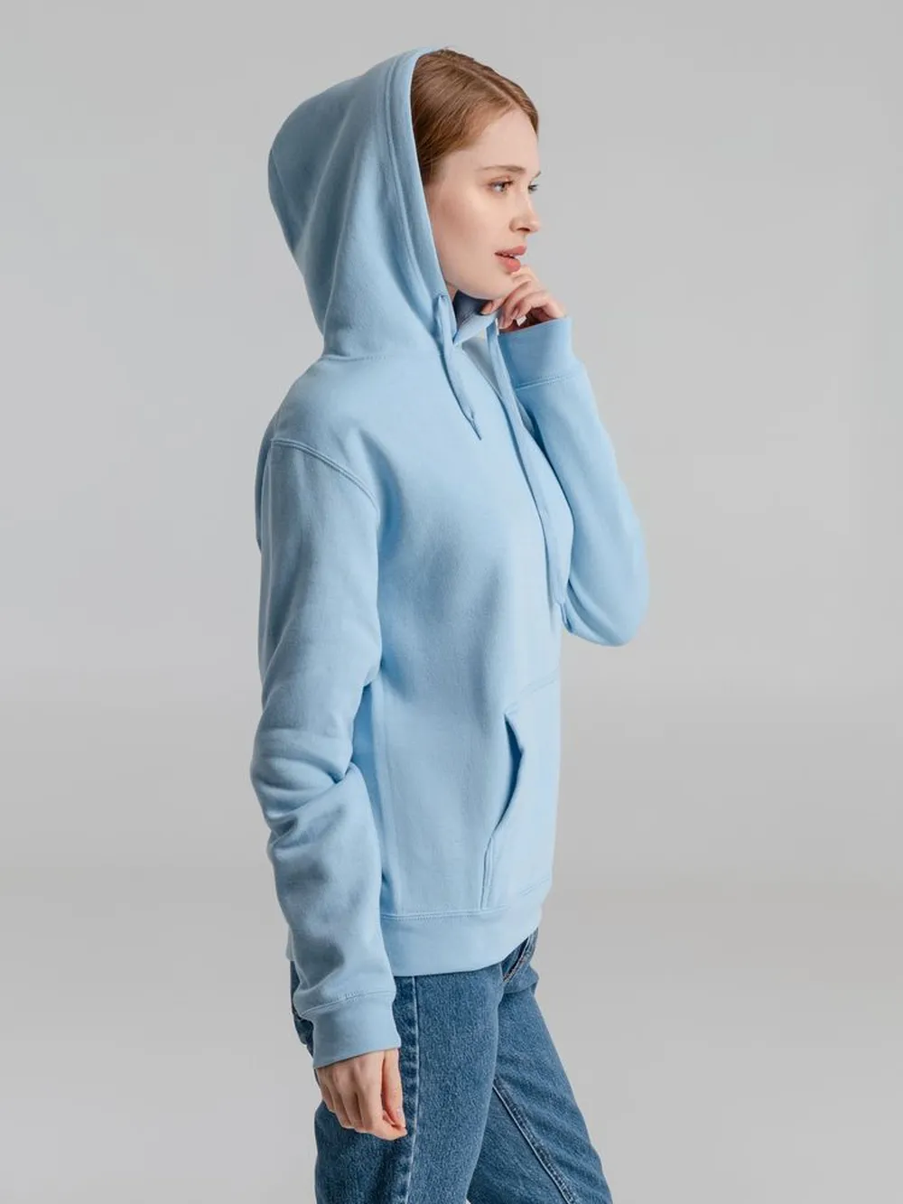 Толстовка с капюшоном Slam 320, голубая, размер XL заказать онлайн с вашим дизайном на заказ в Москве и области